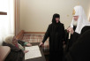 Посещение Святейшим Патриархом Кириллом богадельни при Зачатьевском монастыре